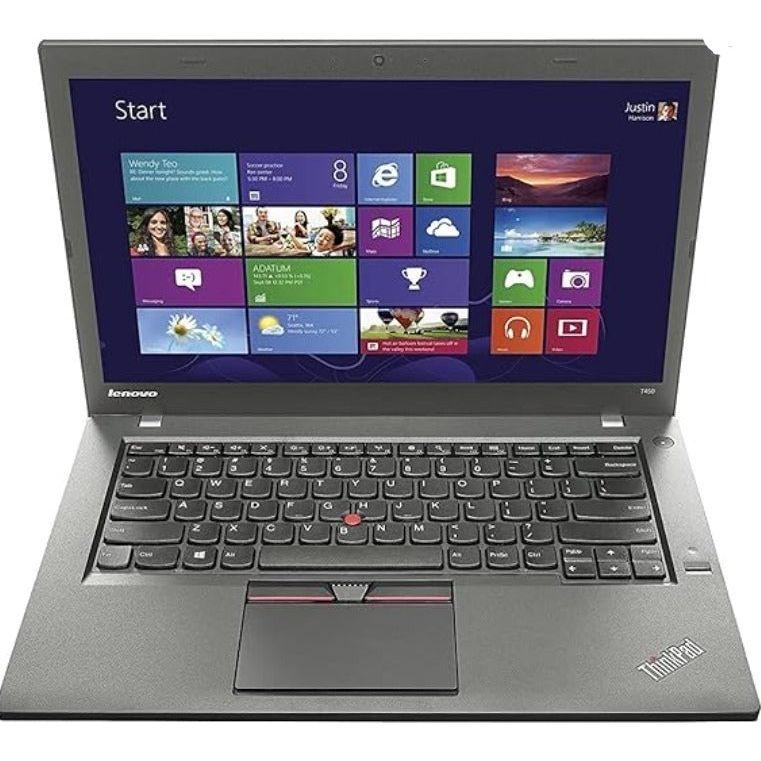 Lenovo ThinkPad T450 Business Laptop, Intel Core i5-5th Generation CPU, 8GB DDR3L RAM, 256GB SSD Hard, 14.1 inch Display, Renewed with 15 Days of IT-SIZER Golden Warranty